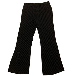 Kobi Halperin luxe pinstripe wide leg flare pants size 10